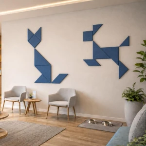 Panel akustyczny ścienny Zen Tangram