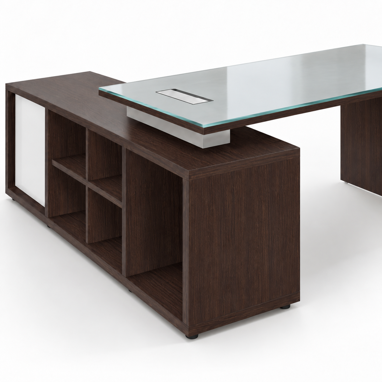 Detal szklanego blatu Brera 2.0 Glass