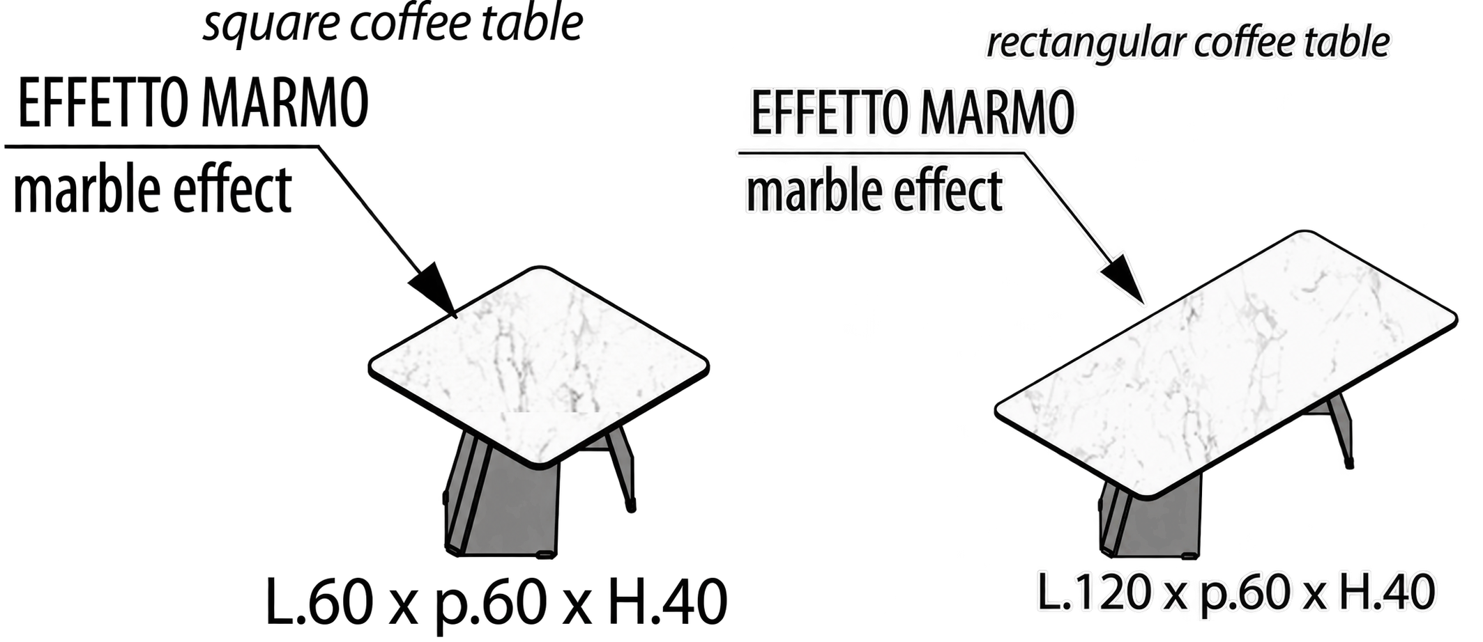 Dodatkowa grafika stolika kawowego Monolith