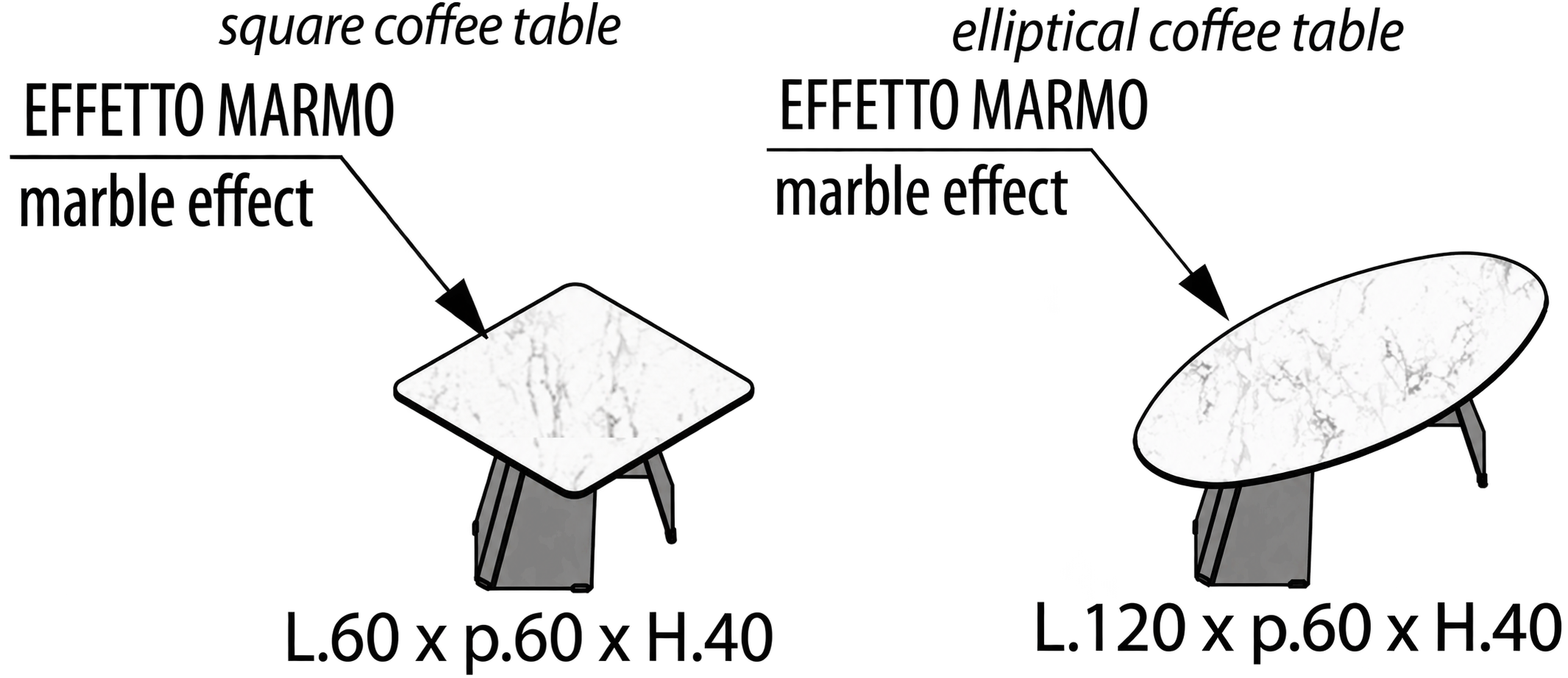 Dodatkowa grafika stolika kawowego Monolith
