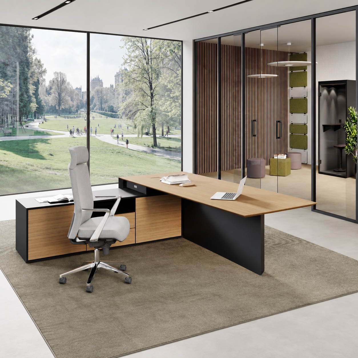 Biurko gabinetowe elektryczne Bold Elevable