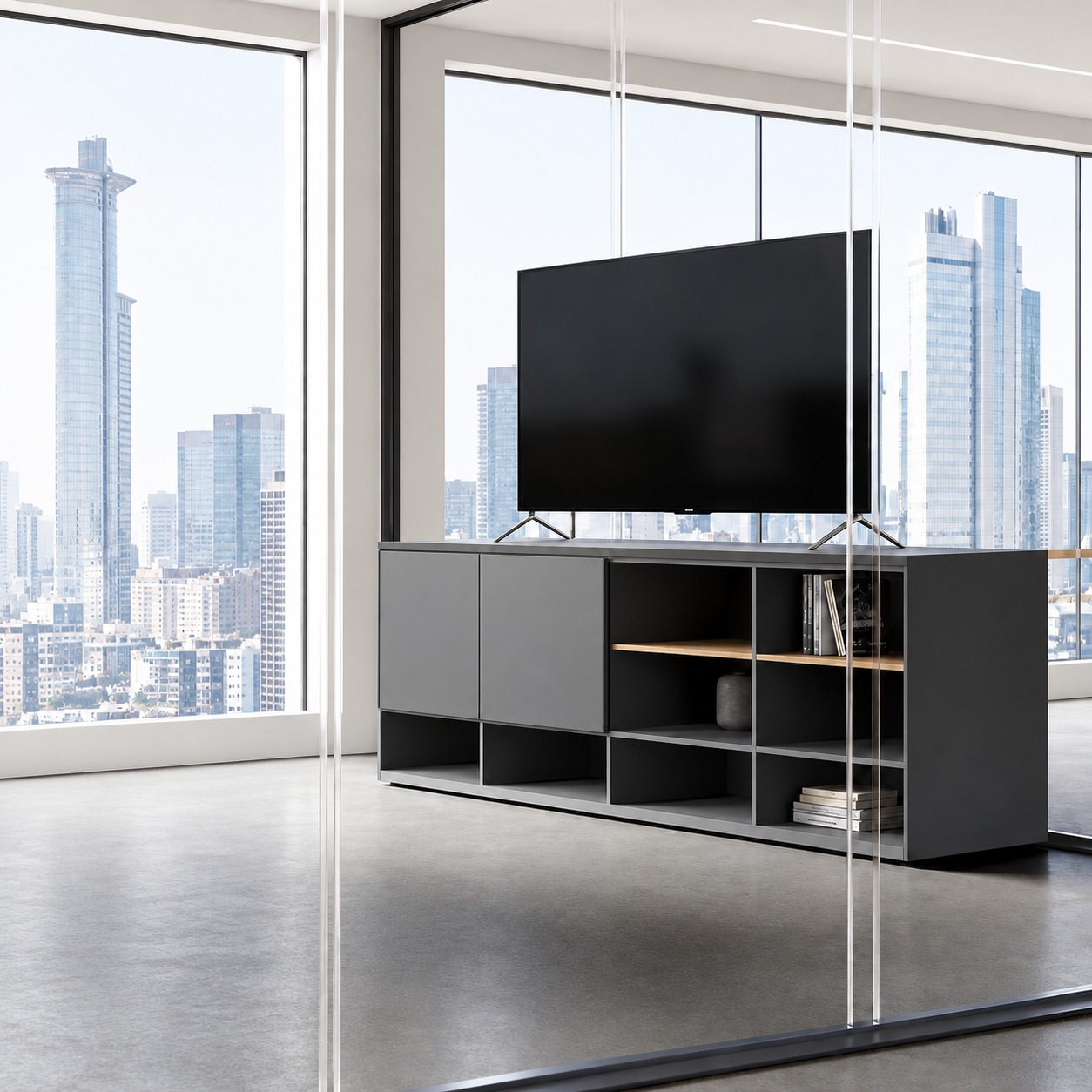 Komoda gabinetowa niska Bold BO42